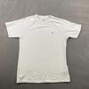Volcom Tech T Shirt Men Medium White Cotton Sweat Wicking Raglan Sleeve Athletic