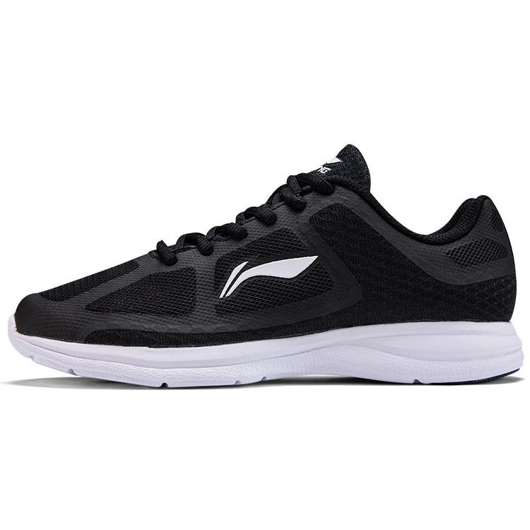 New LiNing Running Shoes Women's Black White ARBQ032-4