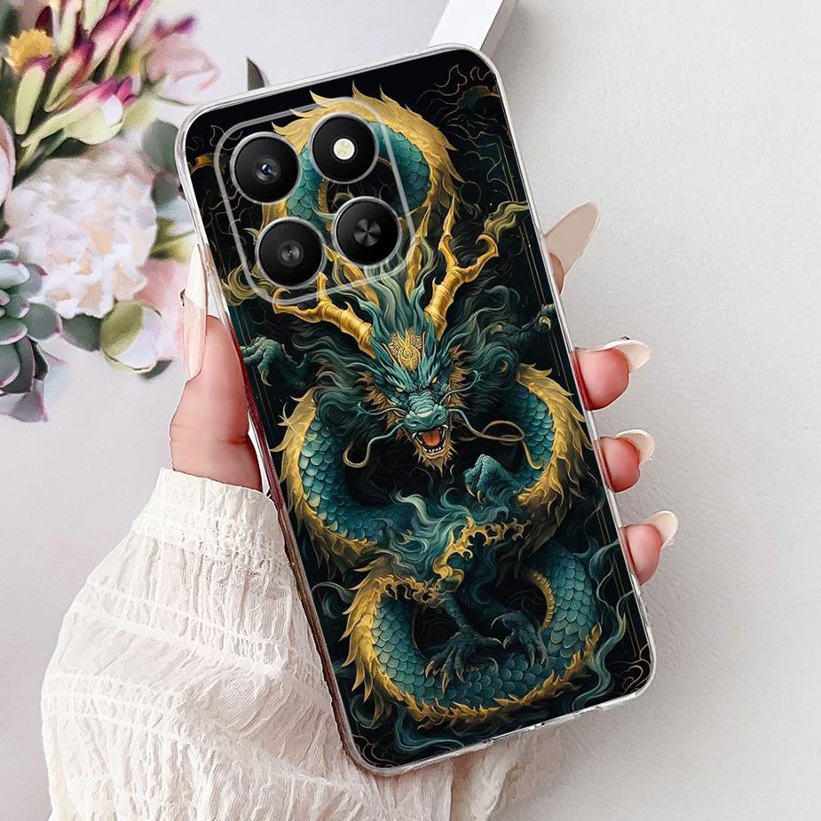 For Honor 400 Smart 5G Case LGN-NX1 Cute Cat Painted Cover Soft Silicone Case For Honor X7d 4G HonorX7d 5G Honor400 Smart Bumper