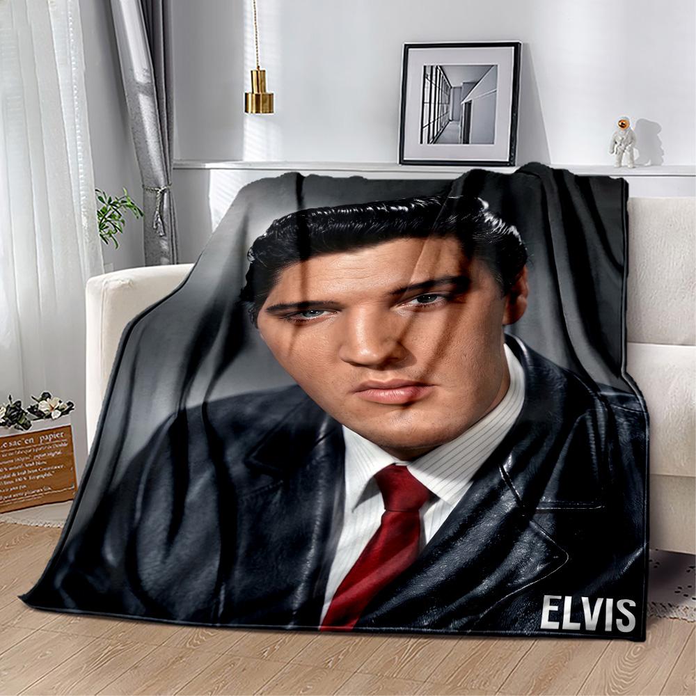 Elvis Presley Performance Blanket Ultra-Soft Suitable for Seaside Picnics Sofa for All Occasions Modern Best Holiday Gift for Friends Family