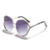 New Metal Round Frame Sunglasses Women Fashion for Street Photography Trendy Retro Sun Glasses with UV Protection for Daily