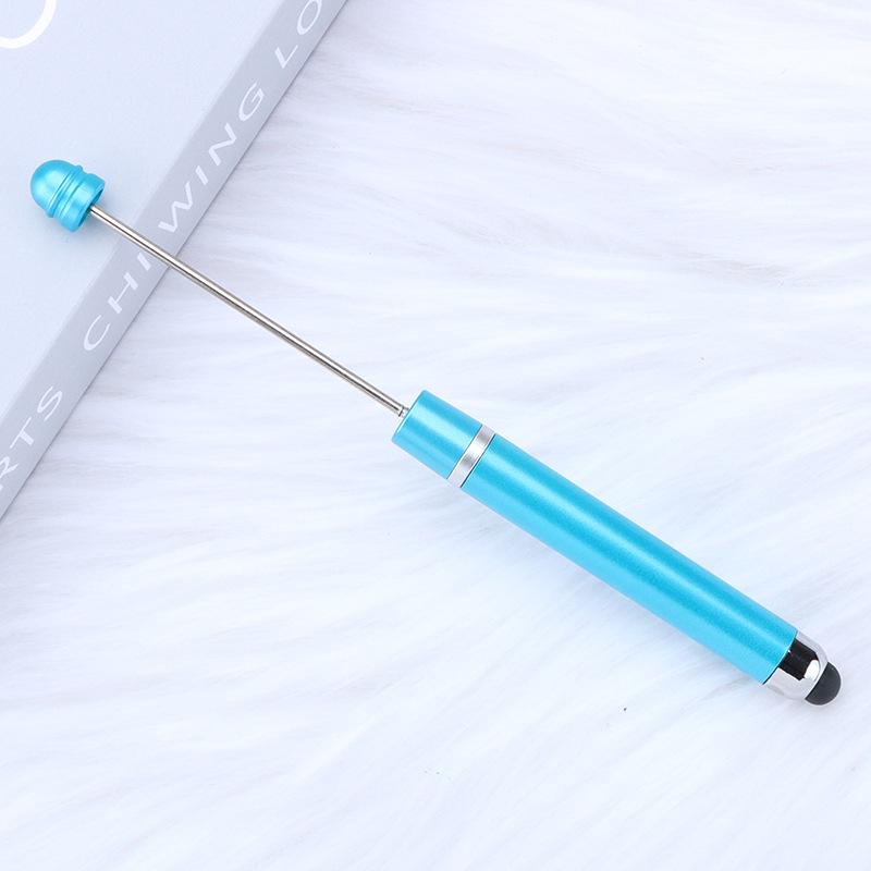 Multi-functional Touch Screen Beading Ballpoint Pen with Extended Rod for DIY Cute Bead Design