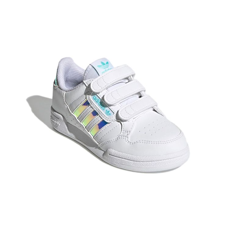 Adidas Originals Stripes Retro Casual Low-Top Kids Skate Shoes Kids Sneakers White Blue GZ3257