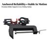 Clamp-on Rod Holder Adjustable Double Fishing Stable for Anglers
