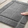 Sponge Bathroom Cashmere Thickening Mat Bath Non-slip Carpets In Wash Basin Bathtub  Floor Rug Shower Room Doormat Memory Foam 3D Pad