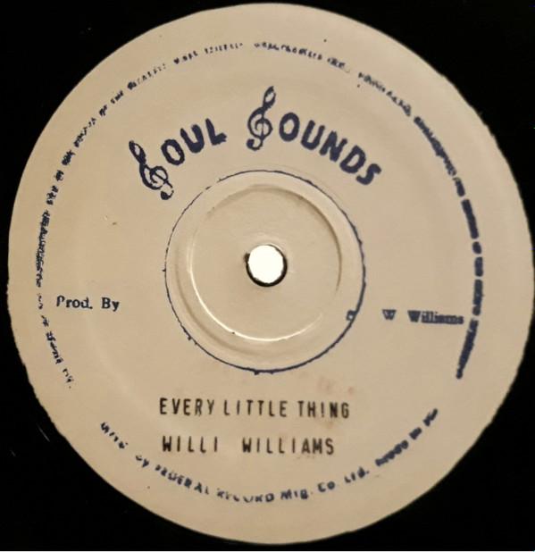 

12inch Record WILLI WILLIAMS - Every Little Thing / Righteousness NONE Soul Sounds Jamaica Reggae, Ska & Dub Used