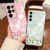 Oil Painting Flower Print Phone Case For Samsung Galaxy S26 S25 S24 S23 Ultra S22 Plus S24 S21 FE S25 Edge Clear TPU Soft Cover