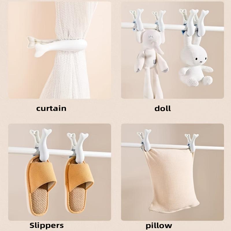 10pcs Clothespins-Strong Windproof Clips for Towels, Blankets, and Photos-Multi-Purpose Household Laundry Clips- Clothes Pins