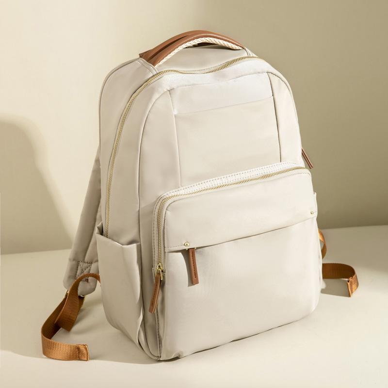 Damen Rucksack Einfacher Canvas Reise Rucksack Große Kapazität Computertasche Studententasche