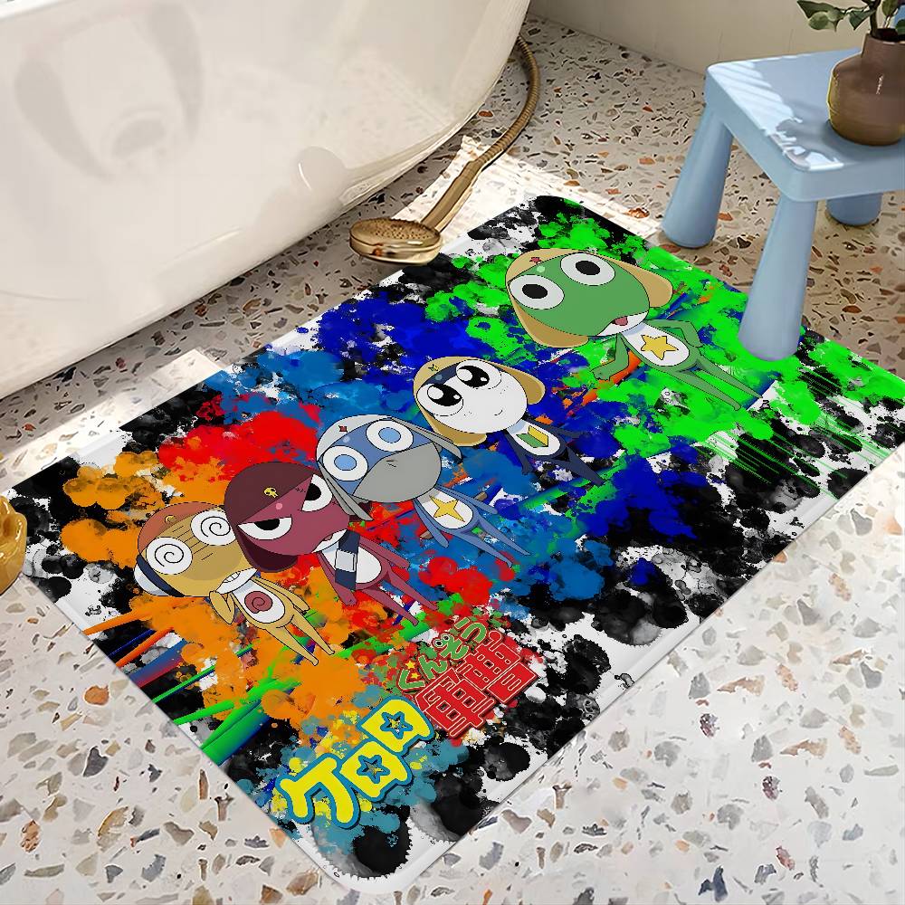 Anime Keroro Gunsou Frog Kitchen Mat Cheaper Anti-slip Modern Living Room Balcony Printed Modern Home Decor