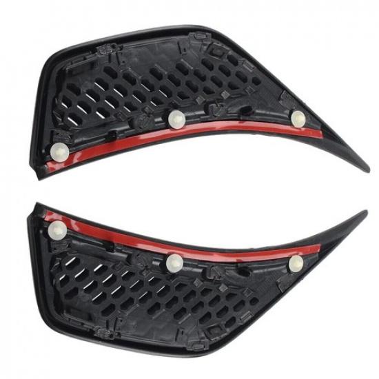 Fender Air Vent Side Marker Outlet Bezel for Jeep Gladiator Wrangler JL 2018-23