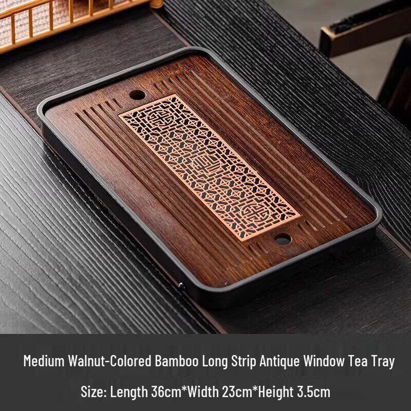 Youluo Small Bamboo Kung Fu Tea Tray with Drainage