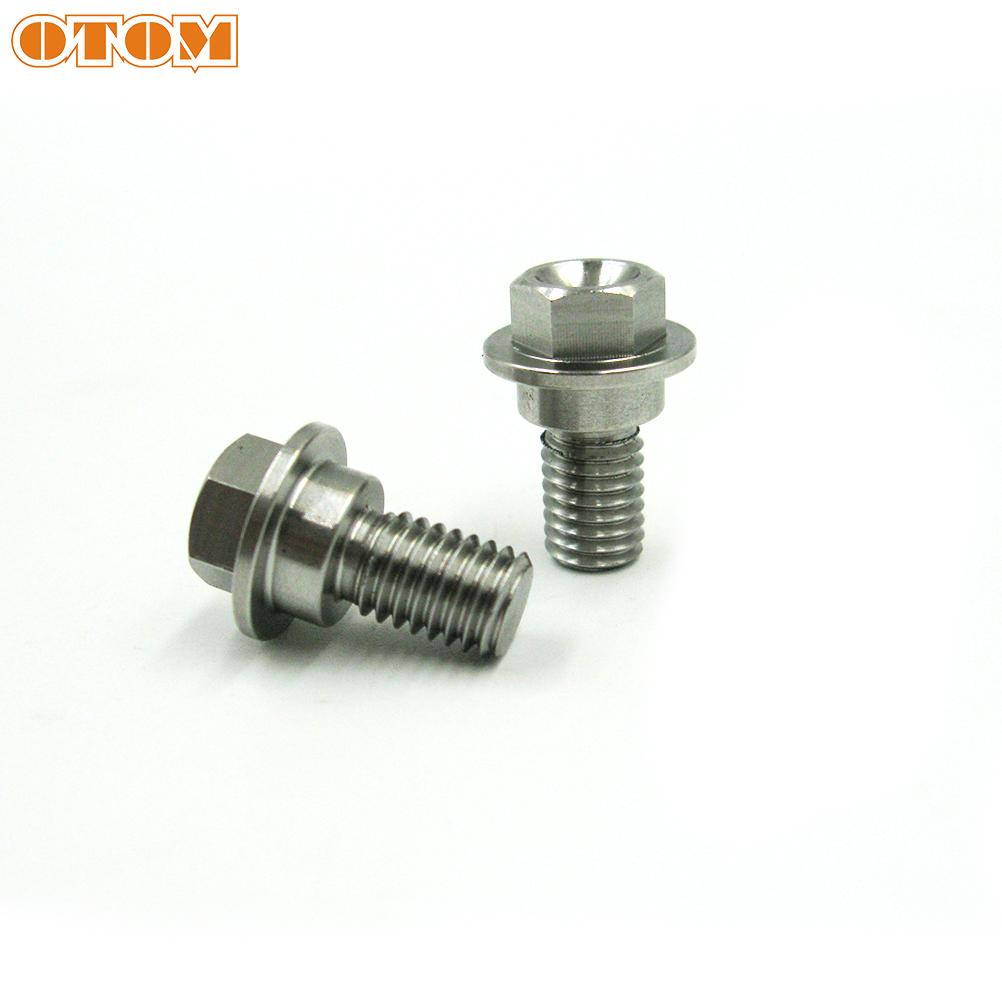 OTOM Motorrad M8*1.25 Sitzschraube CNC-Bearbeitung Edelstahl Polster Seitenbolzenmutter Für KAWASAKI KX125 KX250F KXL450R KX500
