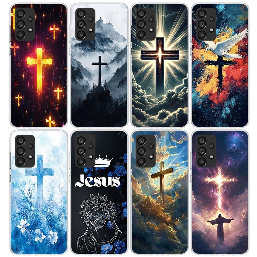 Jesus Bible Phone Case For Samsung Galaxy A52 A51 A50S A32 A22 A12 A02S A72 A71 A31 A70 A30S Note 20 Ultra 10 Plus S10 Galaxy A5