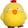 Adorable Yellow Chicken Stuffed Plush Doll Soft Plush Toy Sofa Car Decorative Ornament Birthday Gift