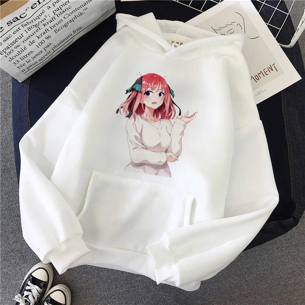 The Quintessential Quintuplets hettegensere dame sweat y2k y2k estetisk 90-talls langermet topp treningsdress dame gotiske klær Unisex