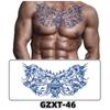 Waterproof Herbal Semi-Permanent Flower & Wings Sleeve Tattoo Sticker