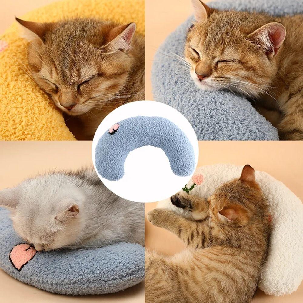 1Pcs Deep Sleep Cats Little Pillow Dog Sleeping Kitten Headrest Neck Protector for Cats Puppy