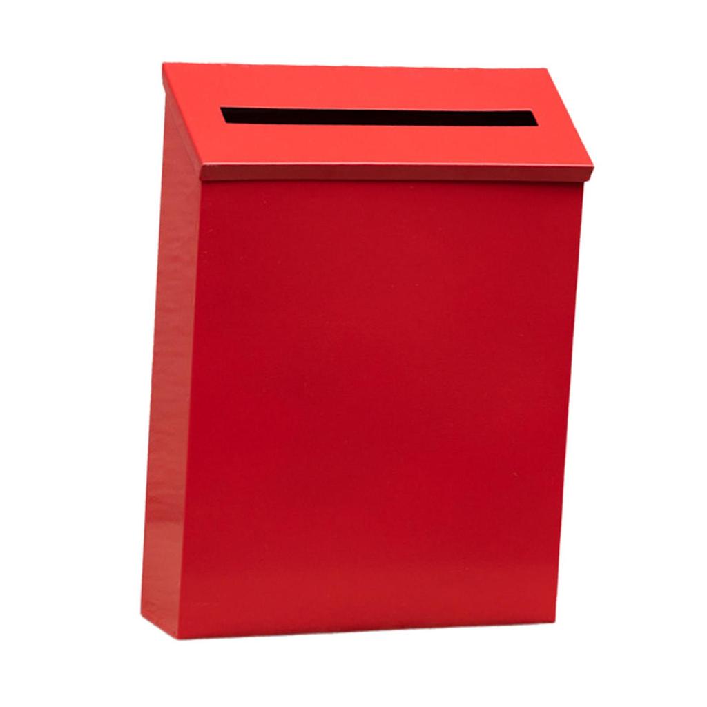 Palo per Cassetta delle Lettere da Parete Cassetta Postale Metallica Moderna Porta Giornali da Esterno per Porta d'Ingresso Portico Ufficio Domestico Decorazione