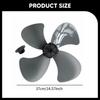 Fan Replacement Table Fanner Leaves Accessories Easy To Install with Nut and Office 16 Inch 4