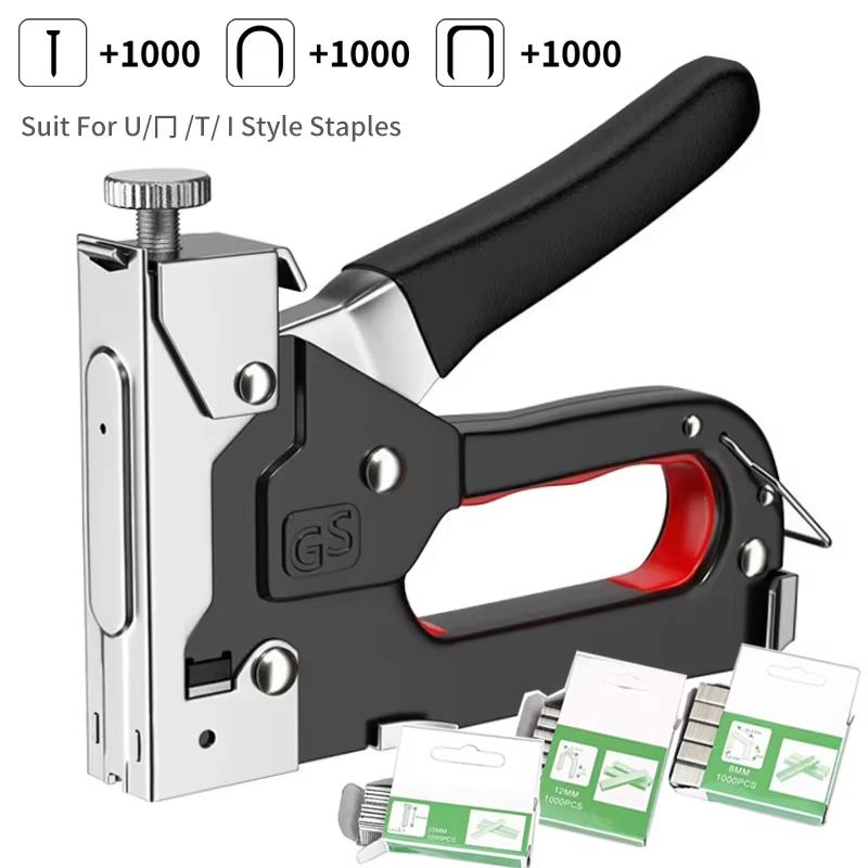 Nastřelovací pistole 4 v 1 Sešívačka na výrobu nábytku Sešívačka na čalounění Sešívací pistole na domácí dekoraci Tesařské nářadí