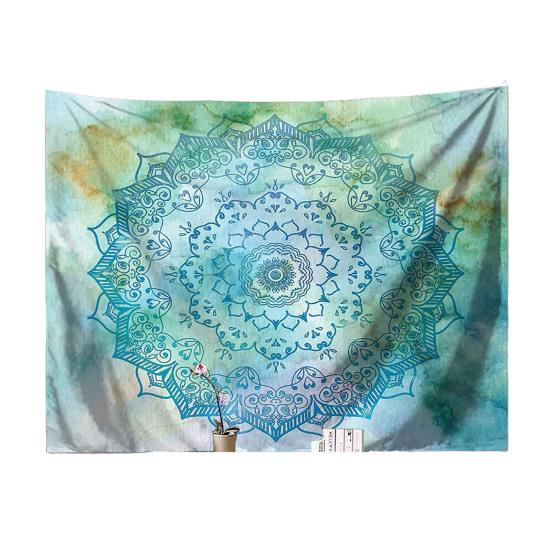 Böhmische Wandteppich, Wandbehang Teppich, Indischer Kreis Muster Teppich für Studentenwohnheim Schlafzimmer Wohnzimmer Wandkunst Fotografie Hintergrund