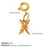 Light luxury, wind-set diamonds twelve constellations jewelry buckle pendant DIY bracelet necklace shoe accessories