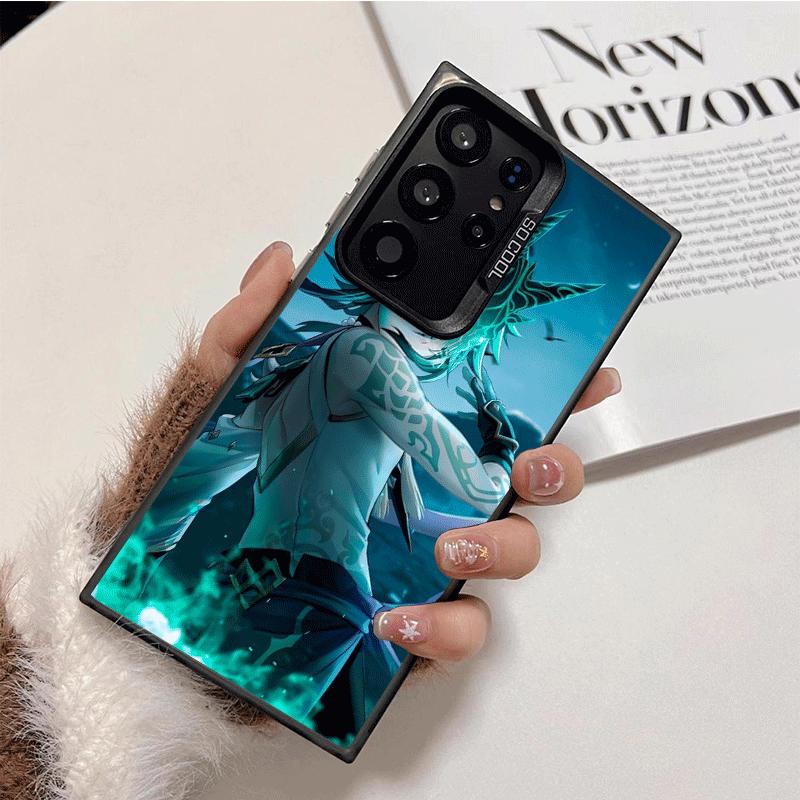 Genshin Impact Xiao Shockproof Phone Case for Samsung Galaxy S26 Edge S25 Ultra S24 FE S23 Plus S21 Cover Anti Fall Fundas