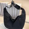 Casual Macron Shoulder Bag Waterproof Nylon Crossbody Niche Retro Commuter Dumpling Bag
