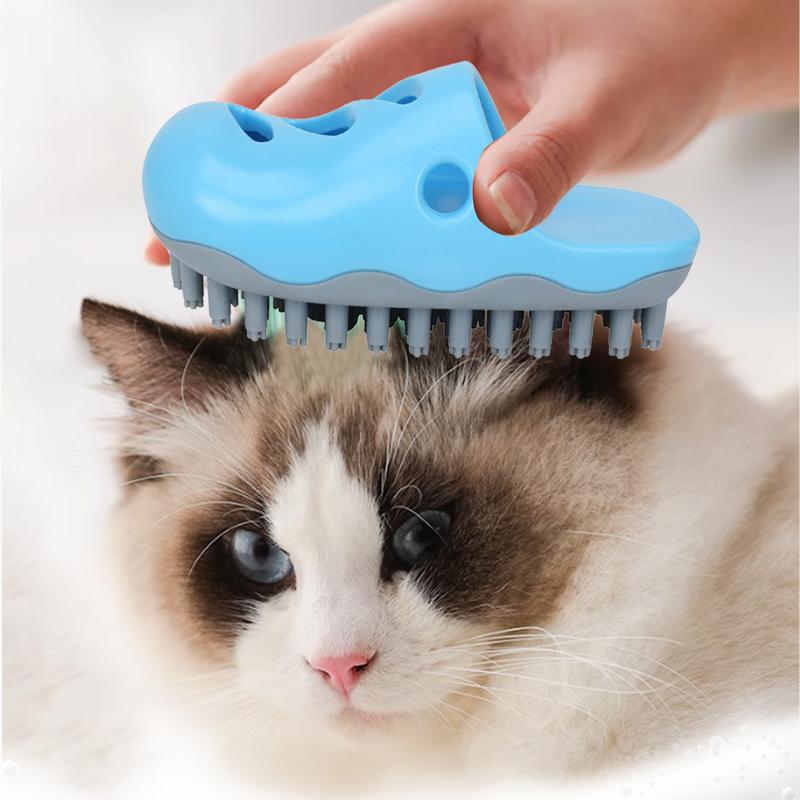 Spazzola da Bagno per Cani Spazzola da Bagno in Gomma per Cani Unica a Forma di Pantofola Spazzola Massaggiante per il Bagno degli Animali Domestici Setole Morbide Forniture per il Bagno dei Cani