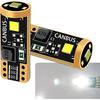 2 PCS Car High-brightness T10 2825/3030SMD Width Indicator Light, 12-30V Stepless LED Decoding Car Light, 194 168 501 W5W 158 Trunk Light Map Light,