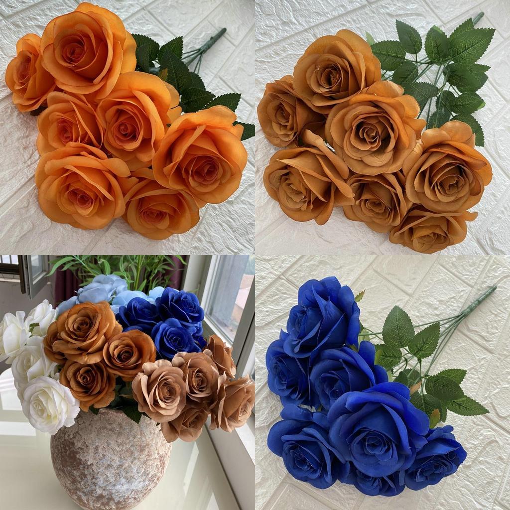 Simulated Rose Flowers For Wedding Props Home Decoration Photography Styling