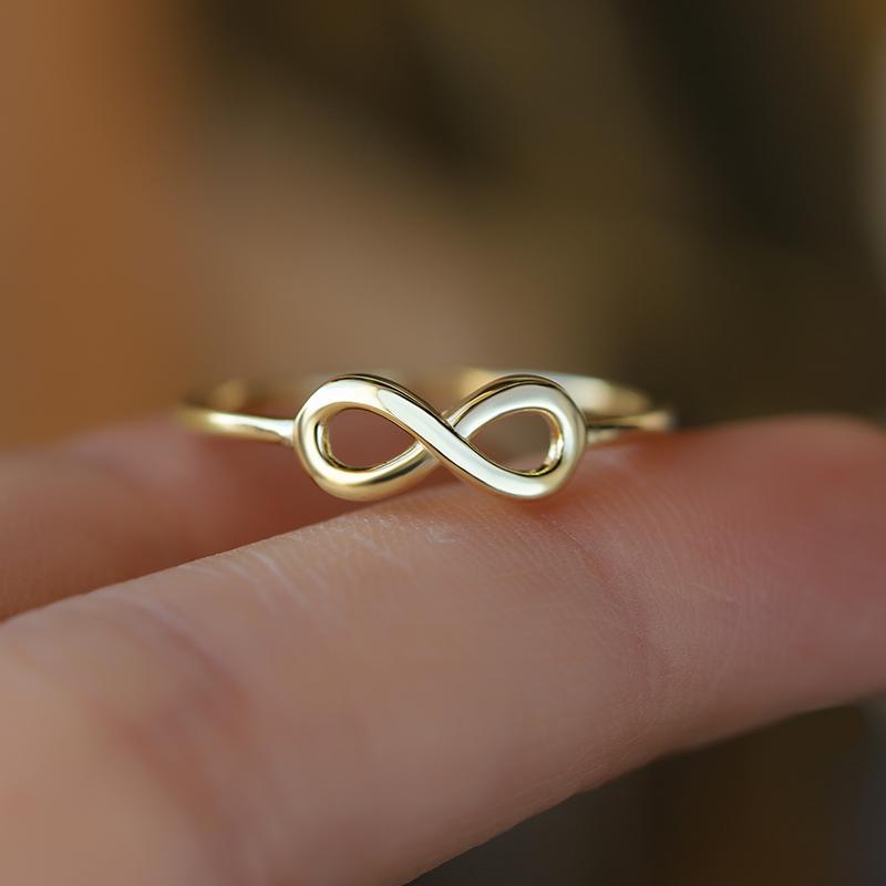 NEW Originality 18K Gold Cross Alphanumeric 8 Couple Rings For Women Original Sterling S925 Silver Anniversary Gift Jewelry