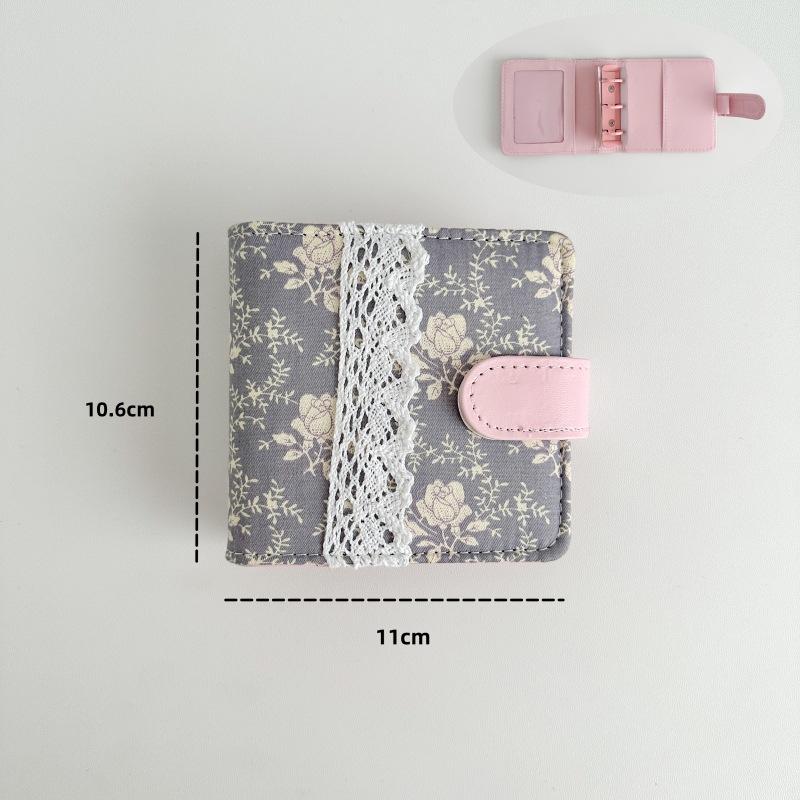 Korean Minimalist Denim Heart Photo Album A5 3-Hole Notebook Binder