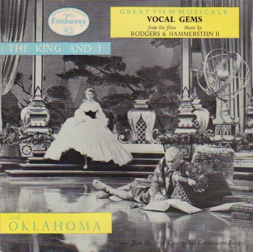 

7inch Record JOHN HANSON DOREEN HUME THE EMBA Vocal Gems From The Show And The Fi WEP1024 Embassy 1959 UK Soundtracks Musicals Used