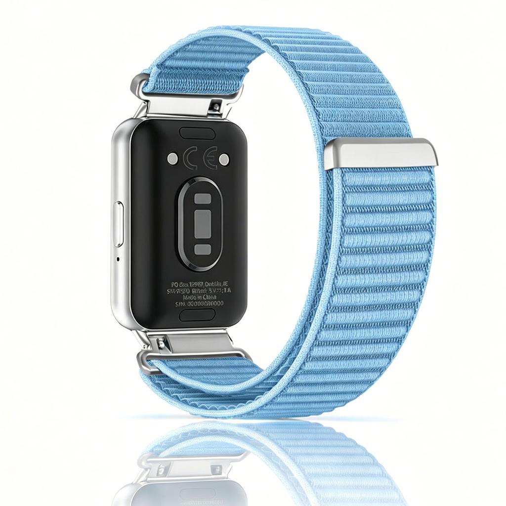 Para Samsung Galaxy Fit 3 Correa de Metal+Nylon para Accesorios de Smartwatch Samsung Fit3 Pulsera para Fit 3 SM-R390 Correa de Pulsera