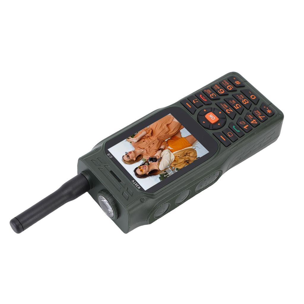 Big Key Phone 2G 2.4in HD Screen High Volume 3 SIM Card Slots 0.08MP Cell Phone for Study Work Life