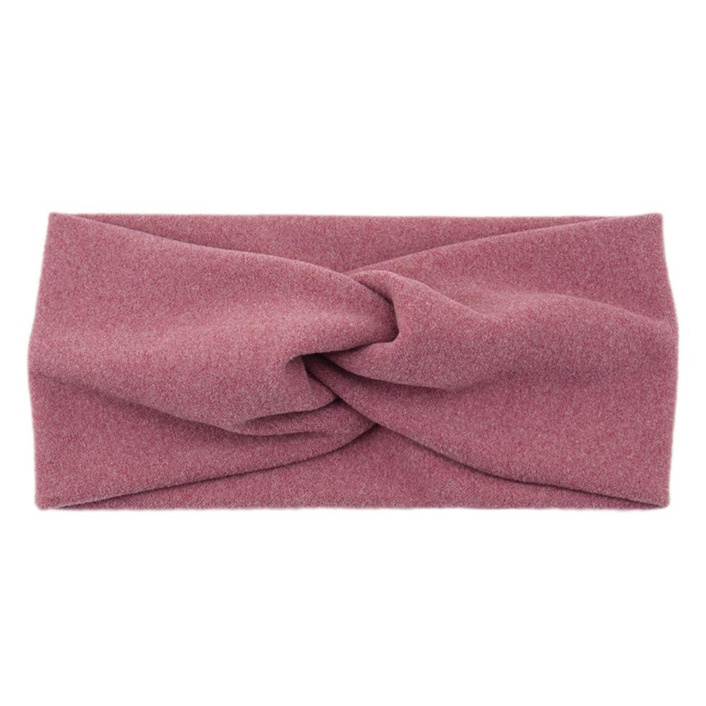 New Wide Cross Headbands For Woman Solid Hairband Elastic Sports Yoga Headwear Girls Hair Band Hair Accessories Korean Style