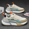 Herrsneakers Lyxmärke Casual Sko Ny Mesh Andningsbar Sport Löparskor för Män Snörning Platå Träningssko Tenis Masculino