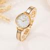 High-End Women'S Bracelet Watch Fashion Light Luxury Bracelet Type Exquisite Waterproof Steel Belt Quartz Watch