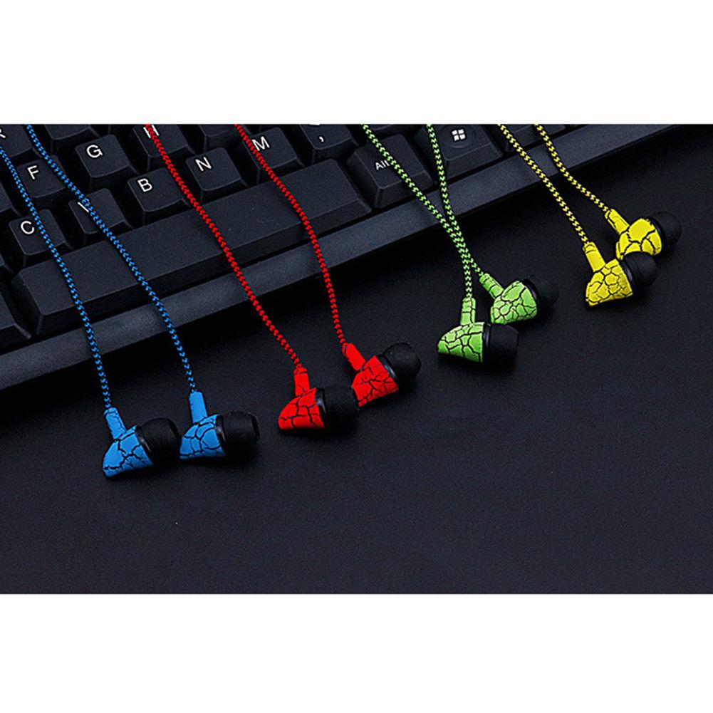 Braided Wire Sport Earbuds Headset Headphones Wired InEar Earphone 3