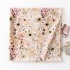Silk scarf women spring and autumn floral thin printed long scarf travel beach towel spring and summer sun protection shawl