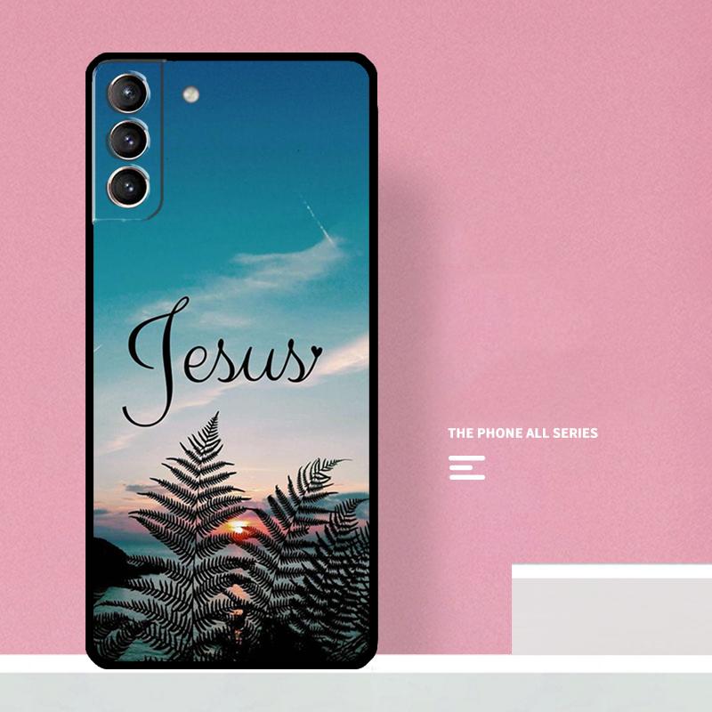 Jesus Phone Case For Samsung Galaxy S25 S26 Ultra S20 S21 S22 S23 S24 S10 Plus S25 FE Cover Coque