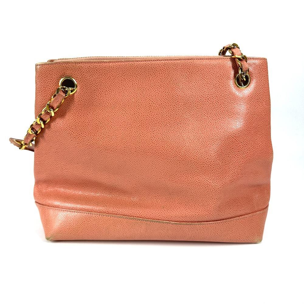 Chanel Vintage CC CC-Marke Doppelkette Logo Tragetasche Ketten Tasche Umhängetasche