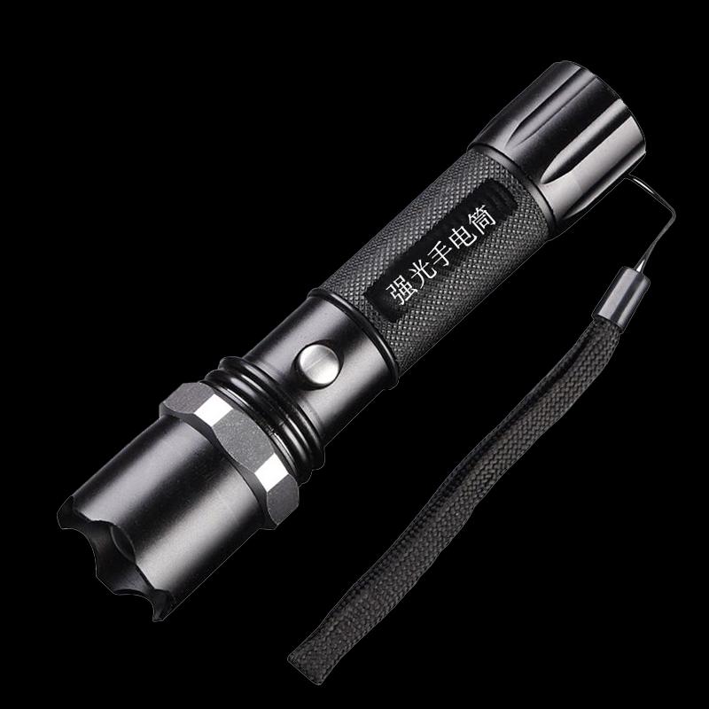 Portable Rechargeable LED Zoom Flashlight