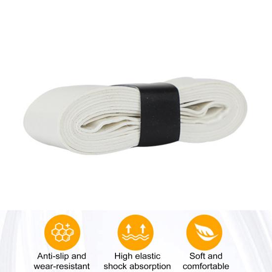 6 Stück 110 cm Badmintonschläger-Griffband, rutschfest, schweißabsorbierend, stoßfest, elastisch, multifunktional, Angelrute, Tennisschläger, Paddel-Overgrip