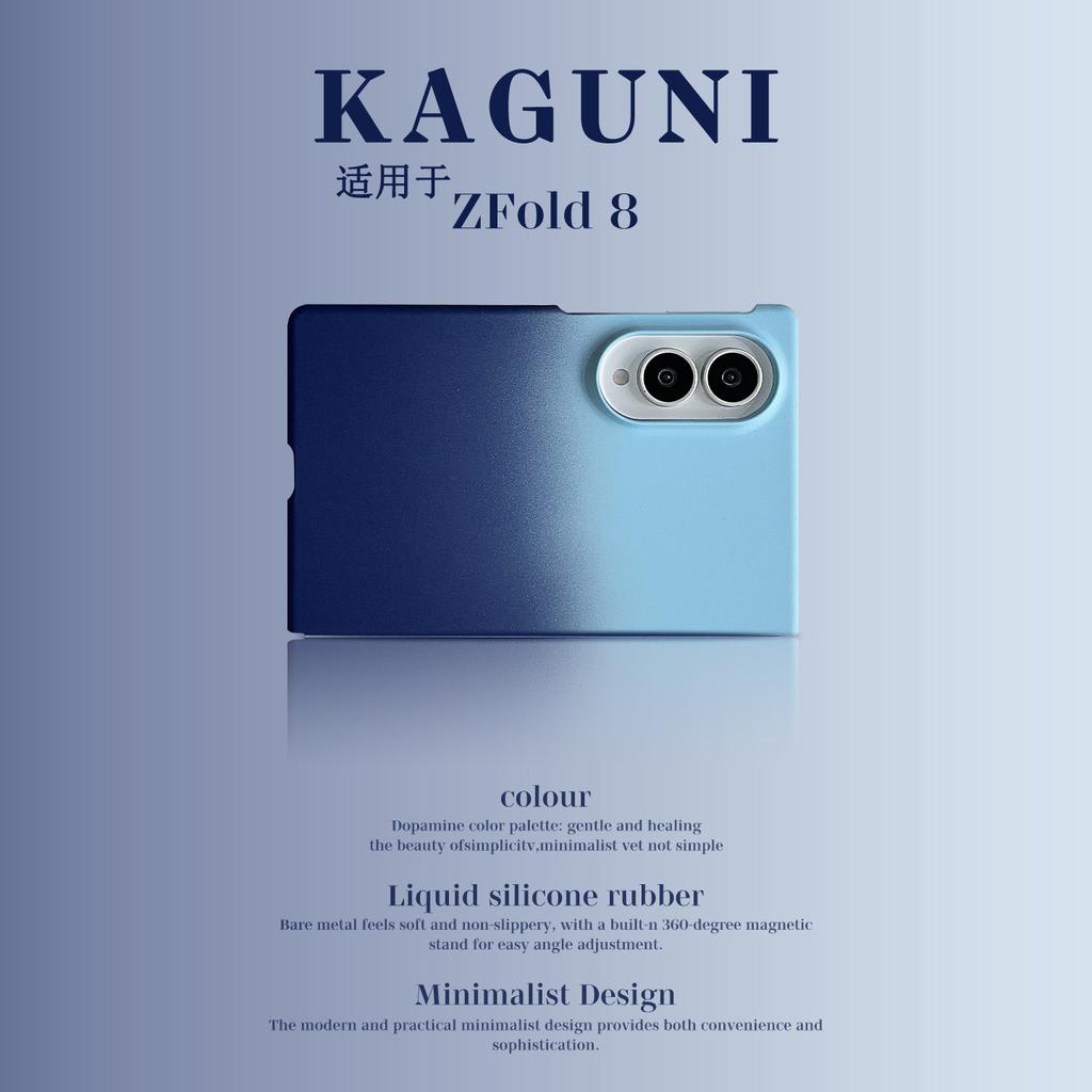 Luxury Gradient Candy Colour Slim Skin-Friendly Metal Case for Samsung Z Fold 8 Ultra 7 6 Hard PC Shockproof Flip Protect Cover