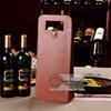 Borsa regalo in pelle per bottiglie di vino singole o doppie