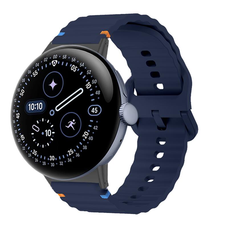 Sport-Ersatzarmband Passend für Google Pixel Watch 4/3 41mm 45mm Zubehör Wellen-Silikonband für Google Pixel Watch 2 1 Correa
