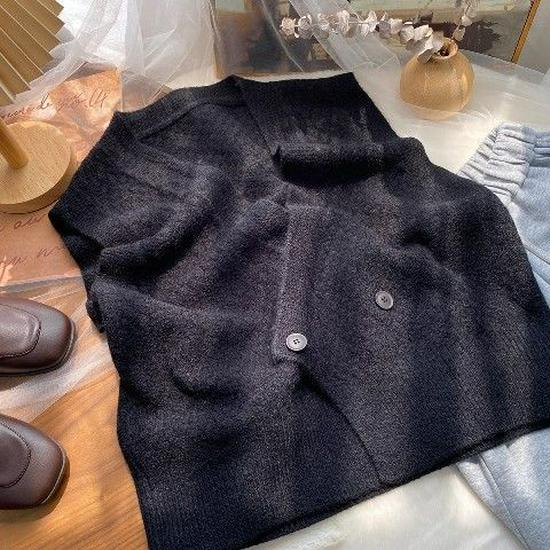 

Вязаный женский свитер-жилет в корейском стиле, весна и осень 2025 L